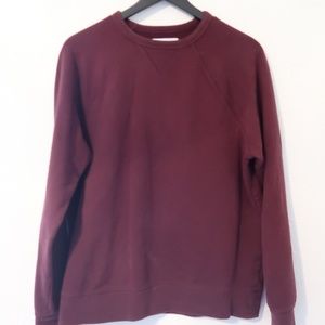 Everlane Maroon Crewneck Sweater Size Medium